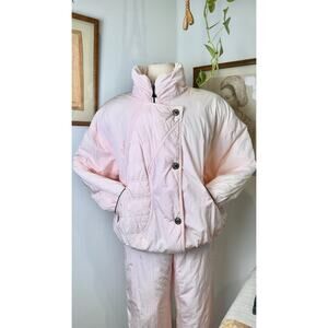 Vintage Pink Luhta | Ski Suit Women’s Retro | Snow Outfit | Size 10|